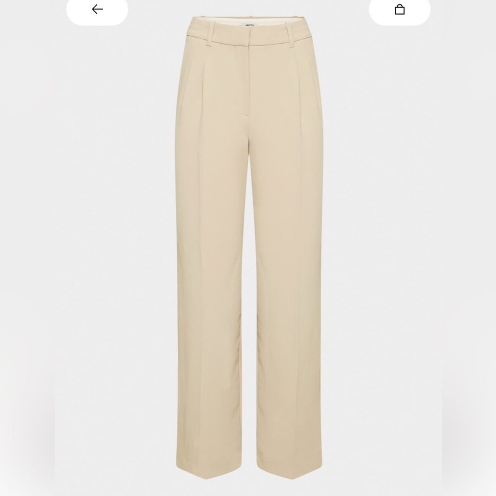 Aritzia Effortless Pant Size 6 Marcona Beige